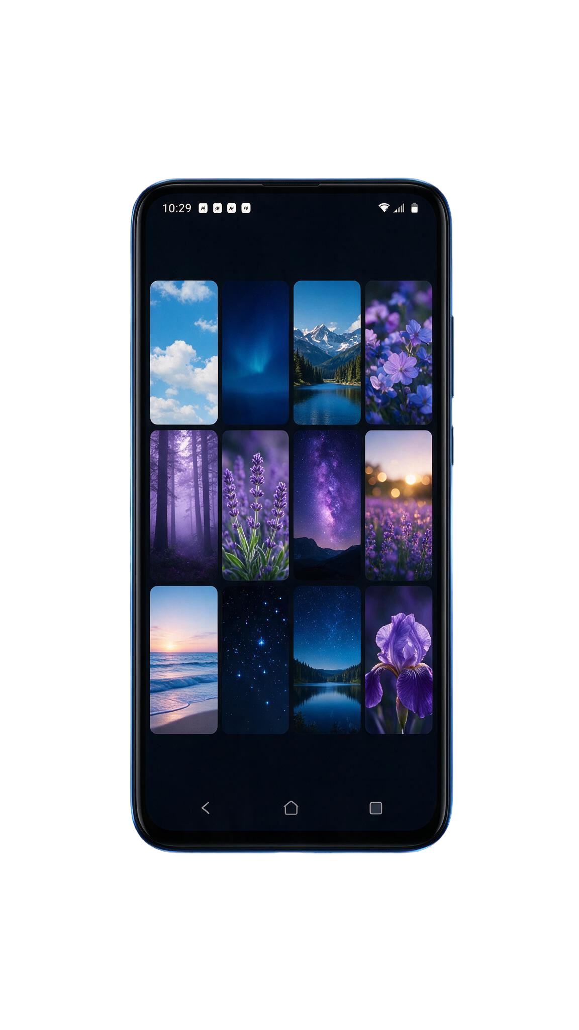 Phone with photo gallery